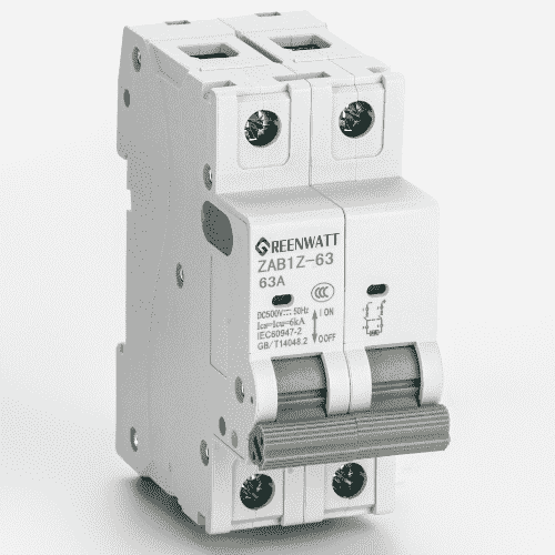 DC Miniature Circuit Breaker 20A 500V DC | Overload & Short-Circuit Protection