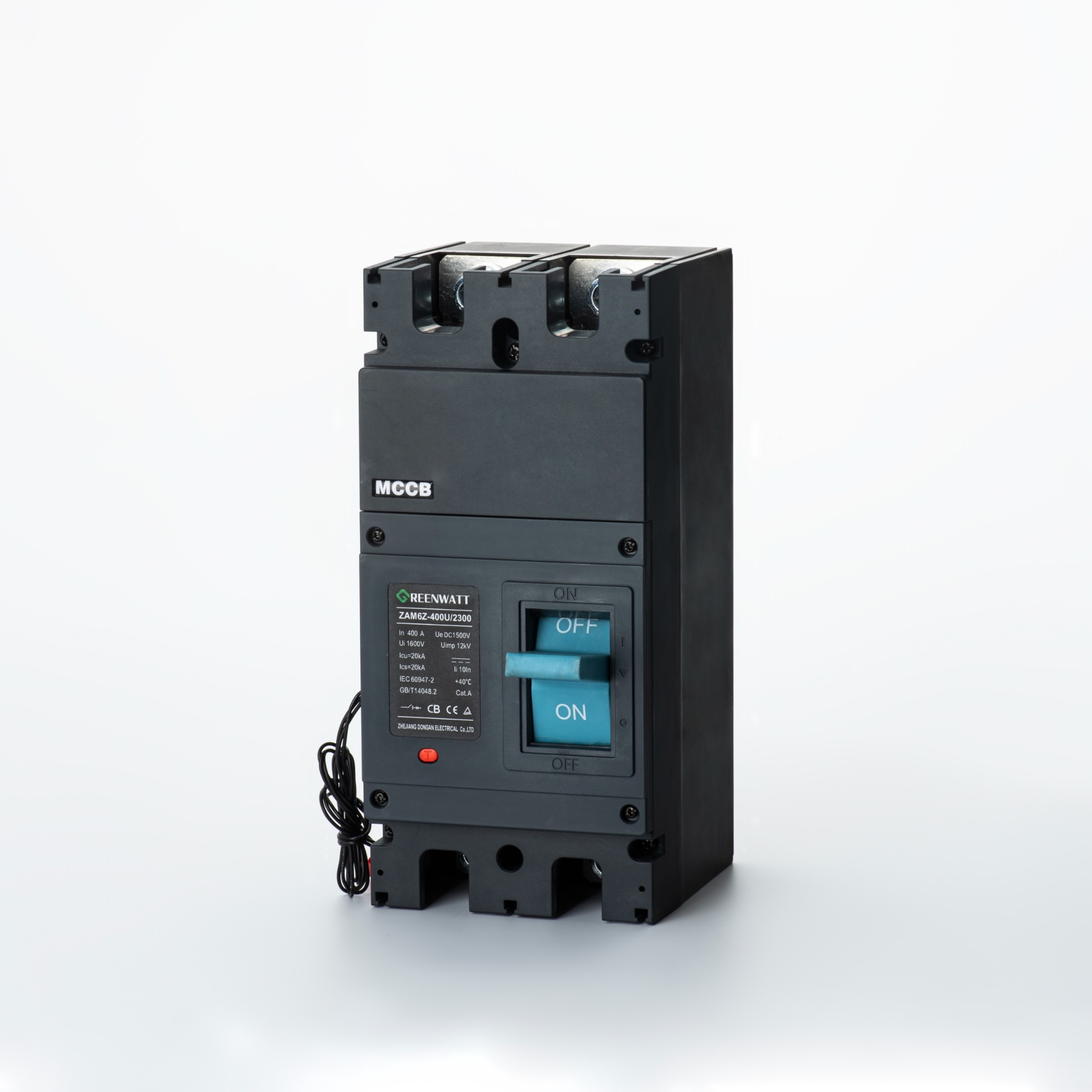 Miniature Circuit Breaker – 2P, 20A, C Curve, 10kA AC/DC